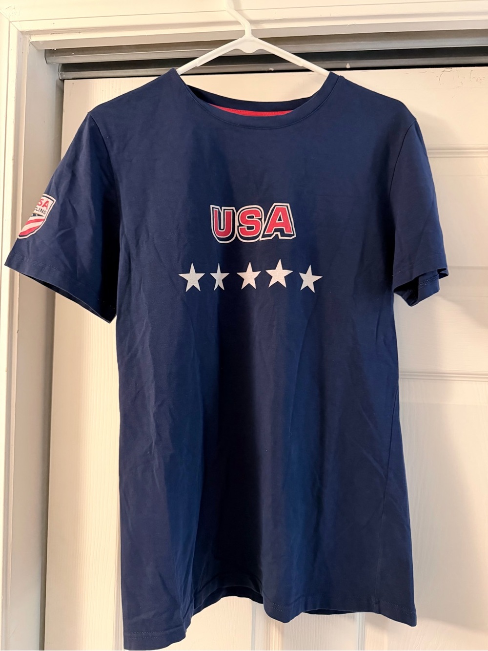 Women's L USA Cycling Tee by Assos of Switzerland NWOT